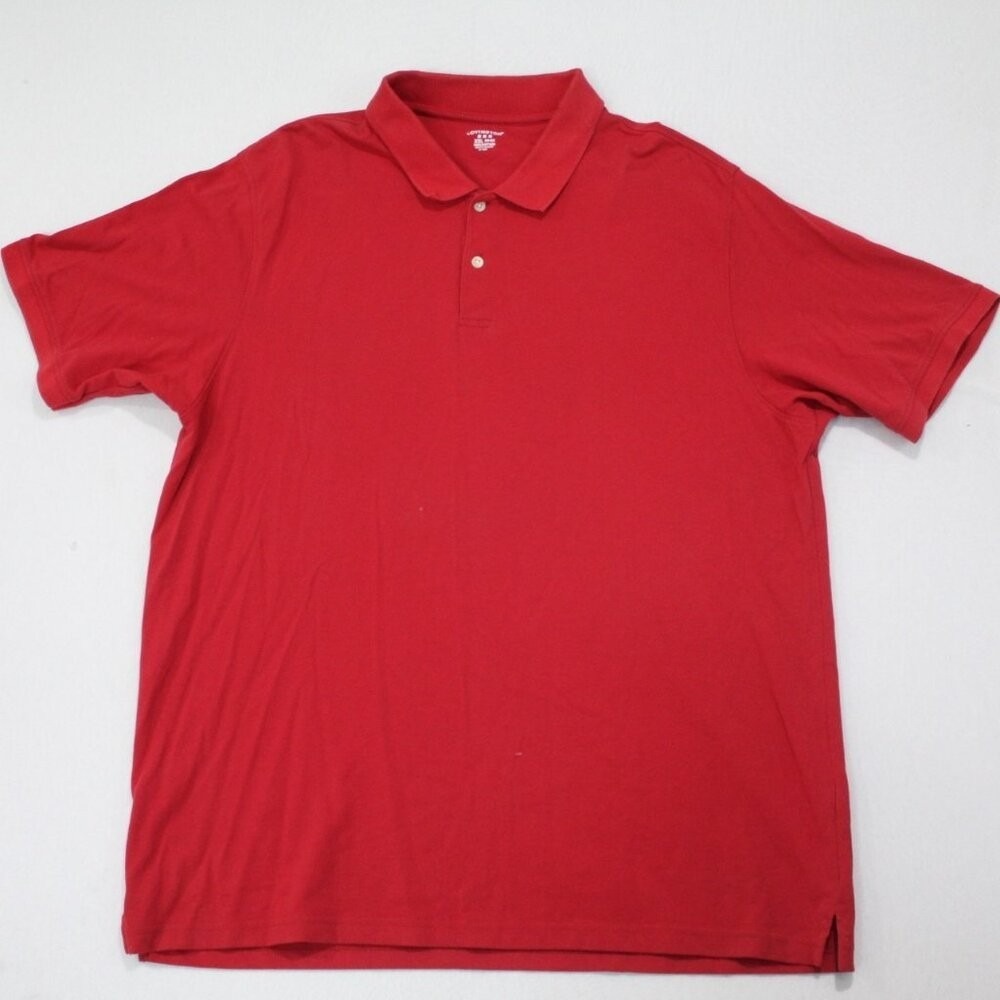 Covington Men Red Polo Shirt 100 Cotton Golf Size XXL